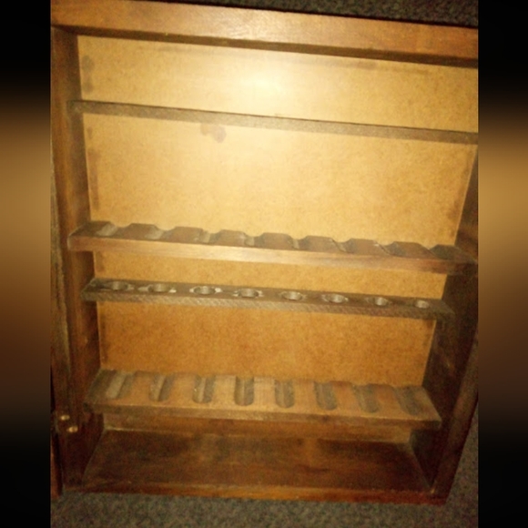 Vintage Sherlock Holmes Cigar Cabinet - Picture 3 of 4